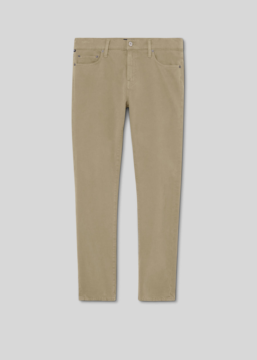 London Tapered Slim Stretch Sateen In Khaki Classic