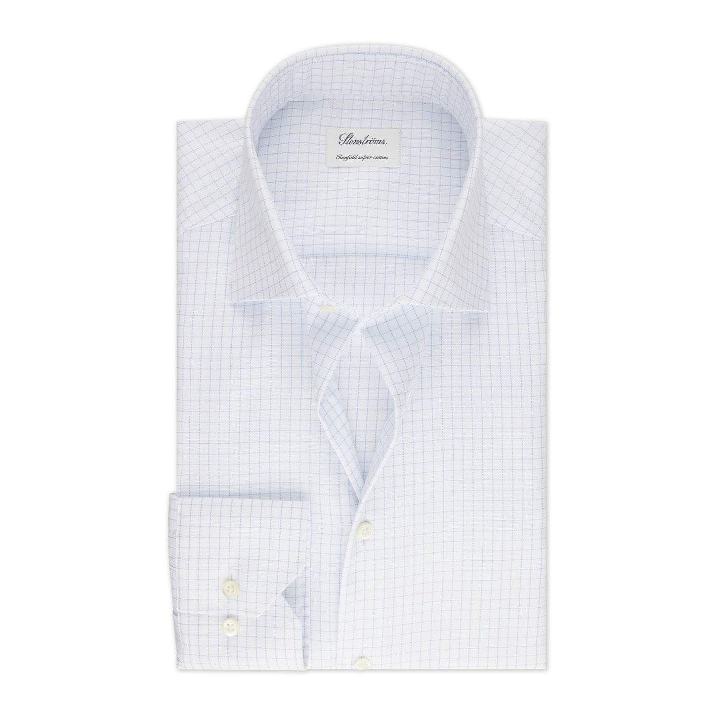 White Checked Oxford Shirt