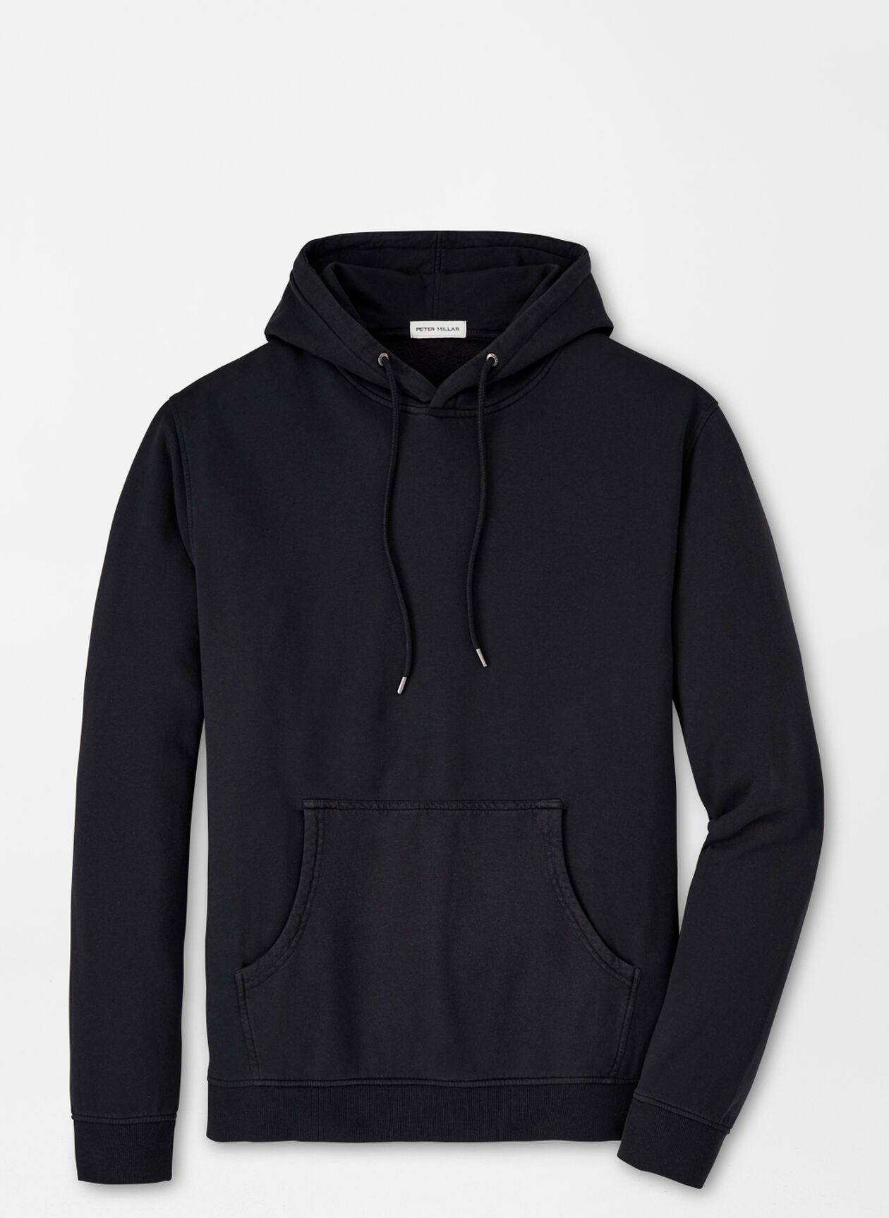 Lava Wash Garment-Dyed Hoodie - BLACK