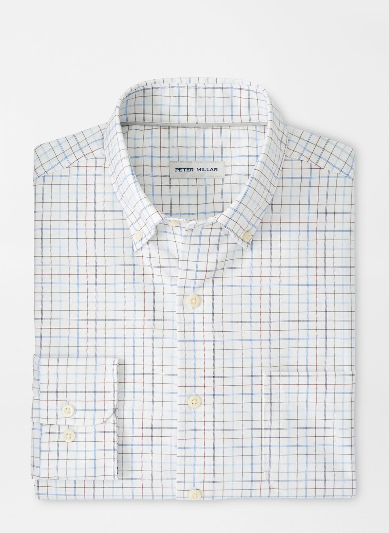 Fenton Cotton-Stretch Sport Shirt - WHITE