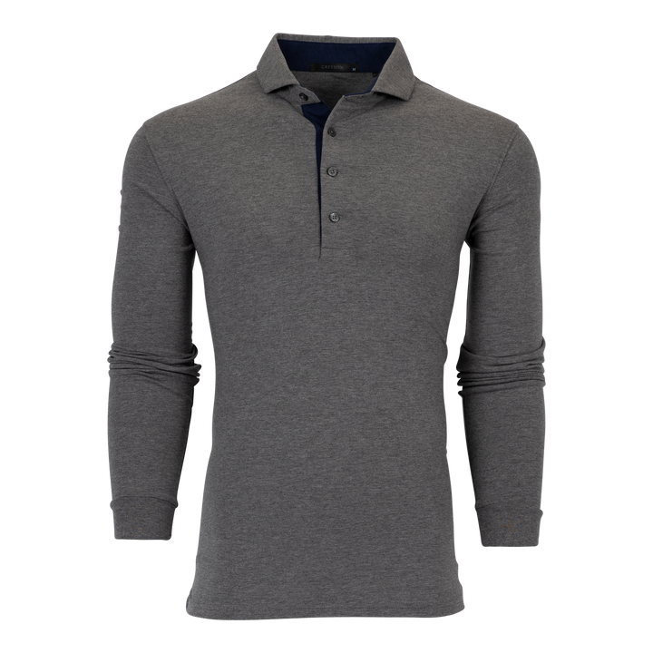 APACHE LONG SLEEVE POLO - SHEPHERD