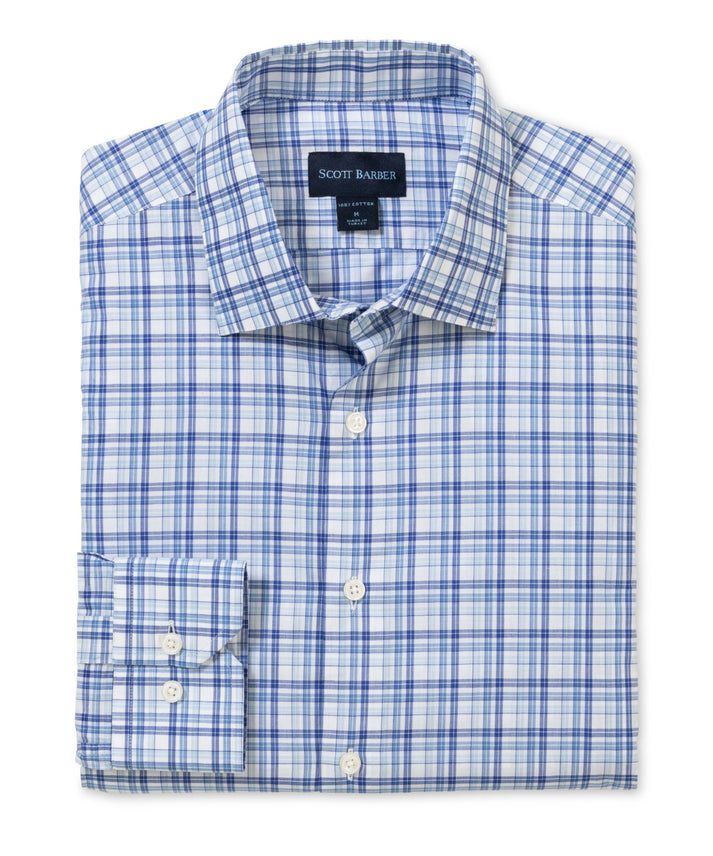Newport Poplin Plaid - Blue