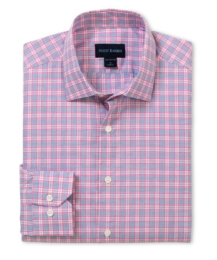 Newport Poplin Plaid - Berry