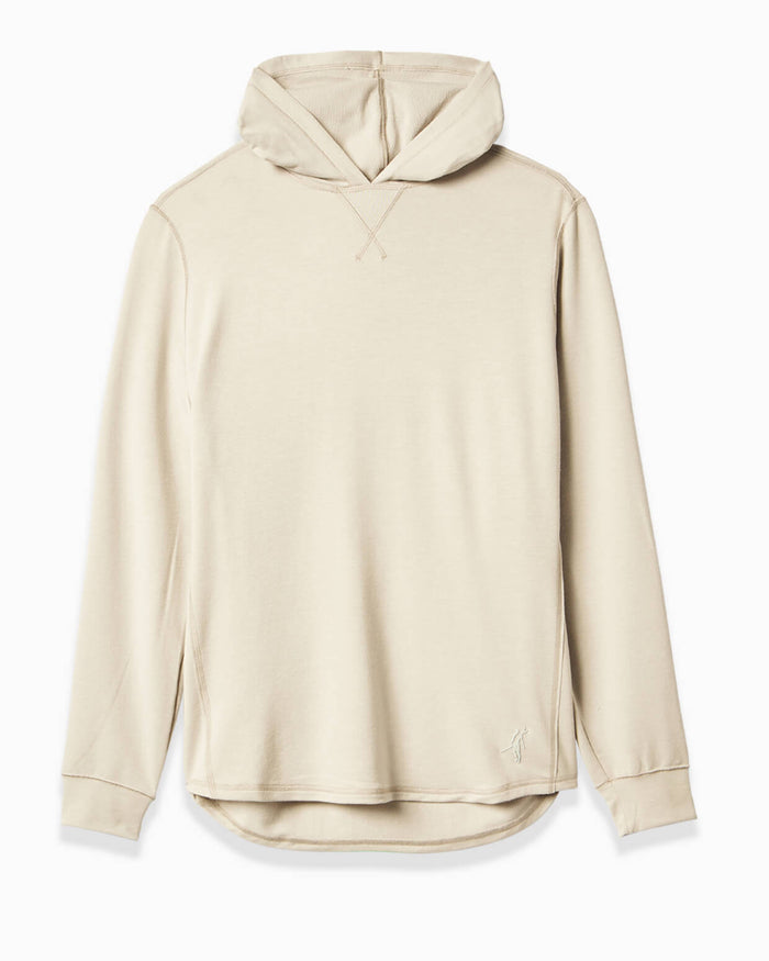 Schooner | Long Sleeve Hoodie (Sea Silk) - NATURAL