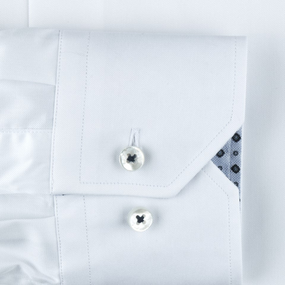 White Contrast Shirt