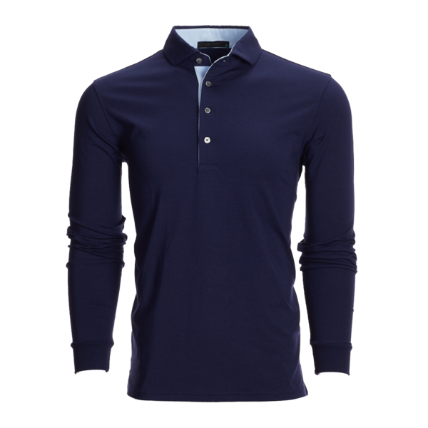 APACHE LONG SLEEVE POLO - MALTESE