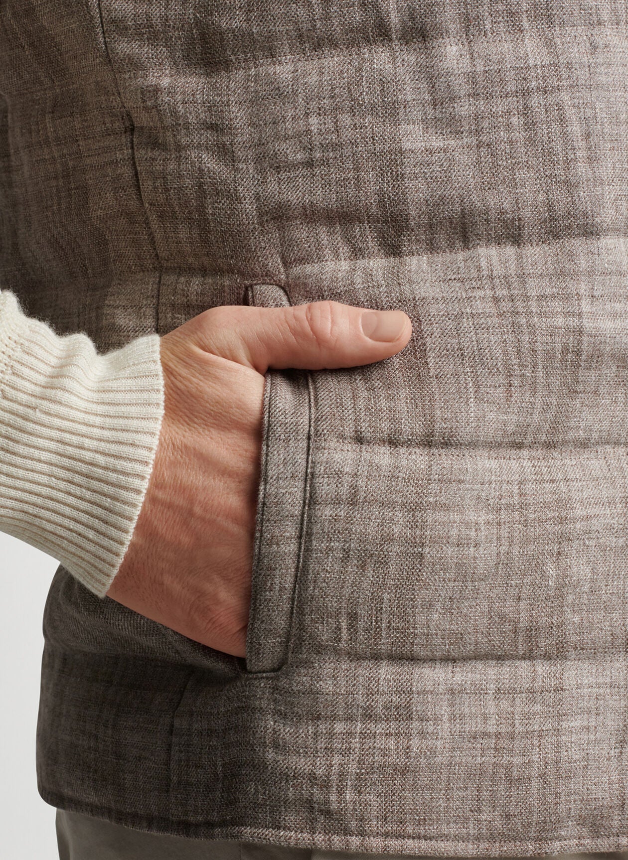 Journeyman Linen Vest - ARGIL