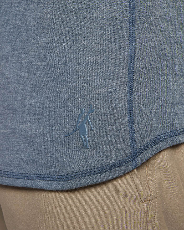 Schooner | Long Sleeve Hoodie (Sea Silk) - DEEP SEA