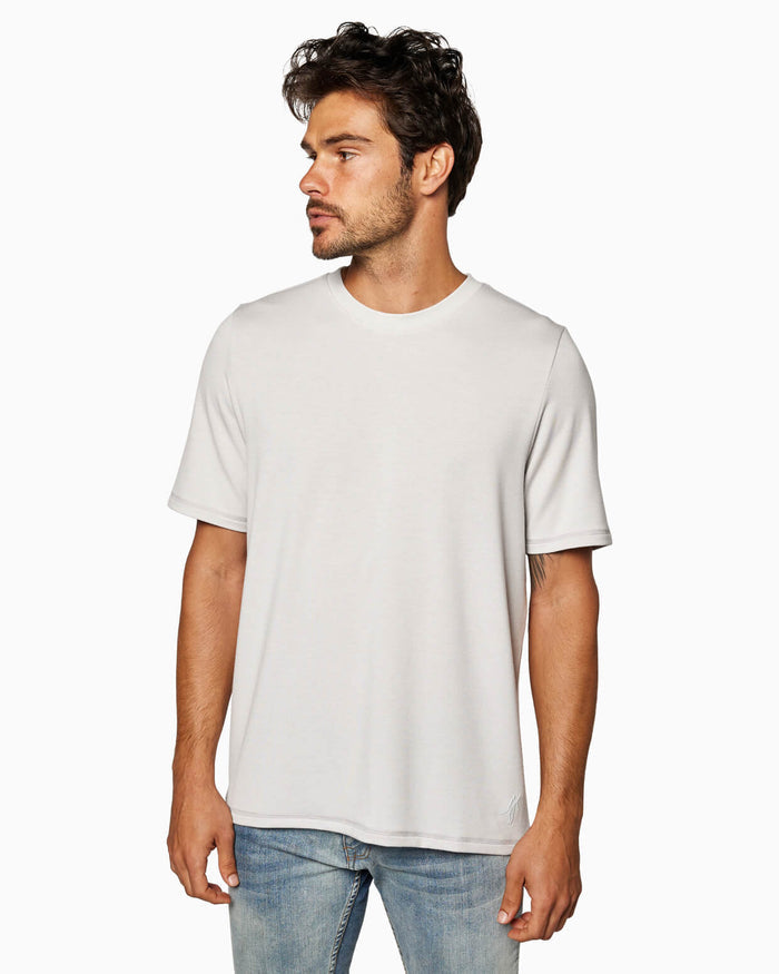 Draft | Short Sleeve Crew (Sea Silk) - OYSTER