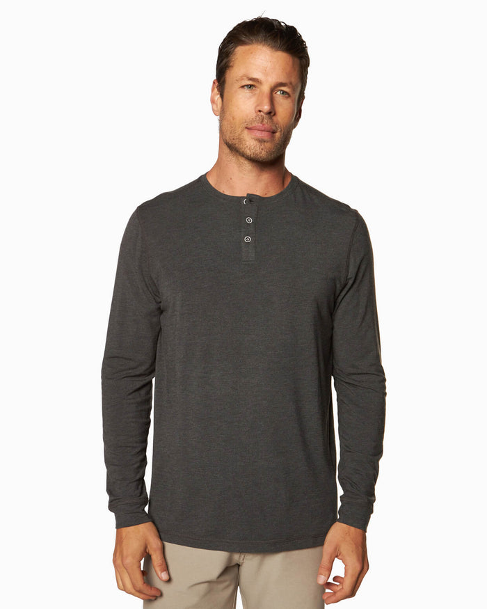 Sea Fit | Henley - Black | Romualdo