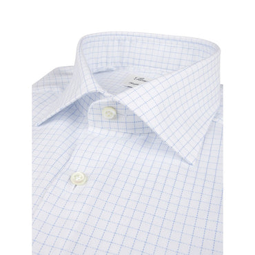 White Checked Oxford Shirt
