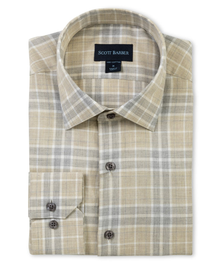 Weekend Plaid - Khaki Heather