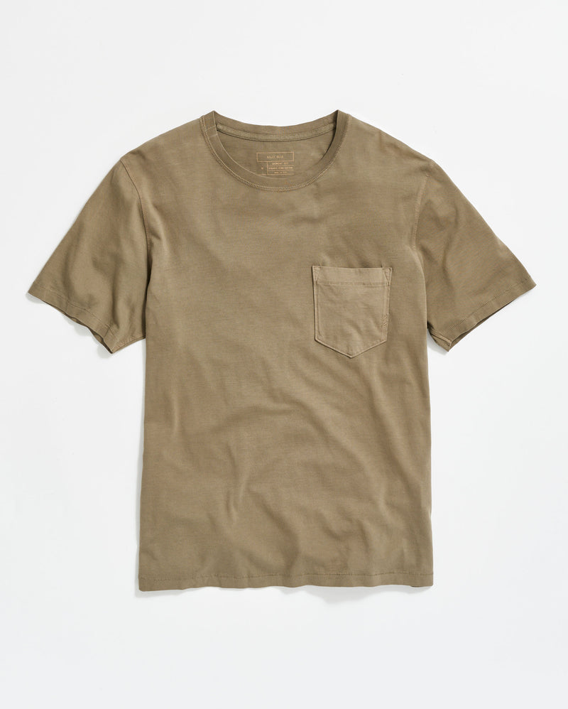 Washed tee - Moss