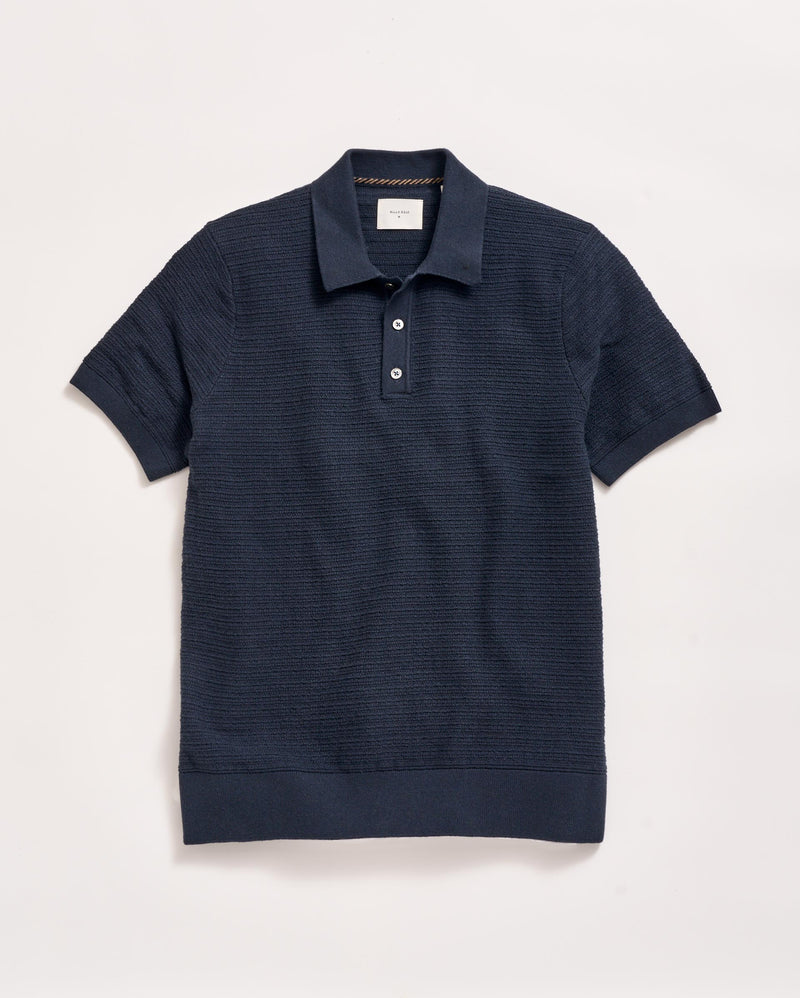 Lachlan Links Polo - Carbon Blue