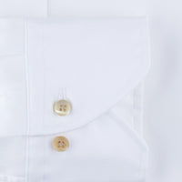 Casual White Oxford Shirt - Stenstroms Fitted Body