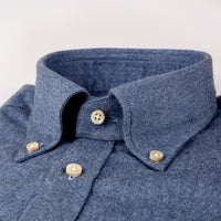 Casual Blue Flannel Shirt