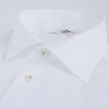 Casual White Linen Shirt