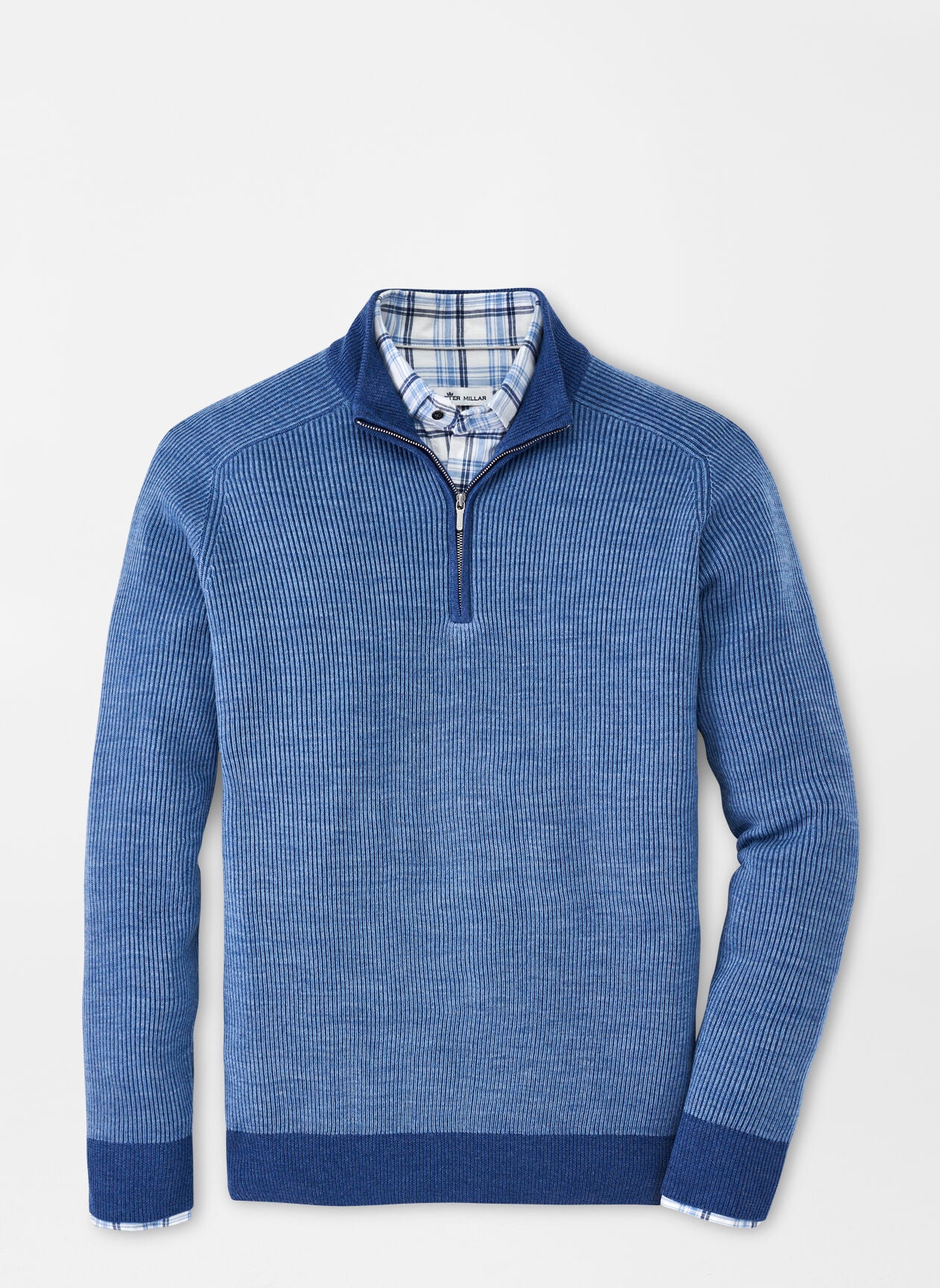 Overlook Rib Quarter-Zip Sweater - STORM BLUE