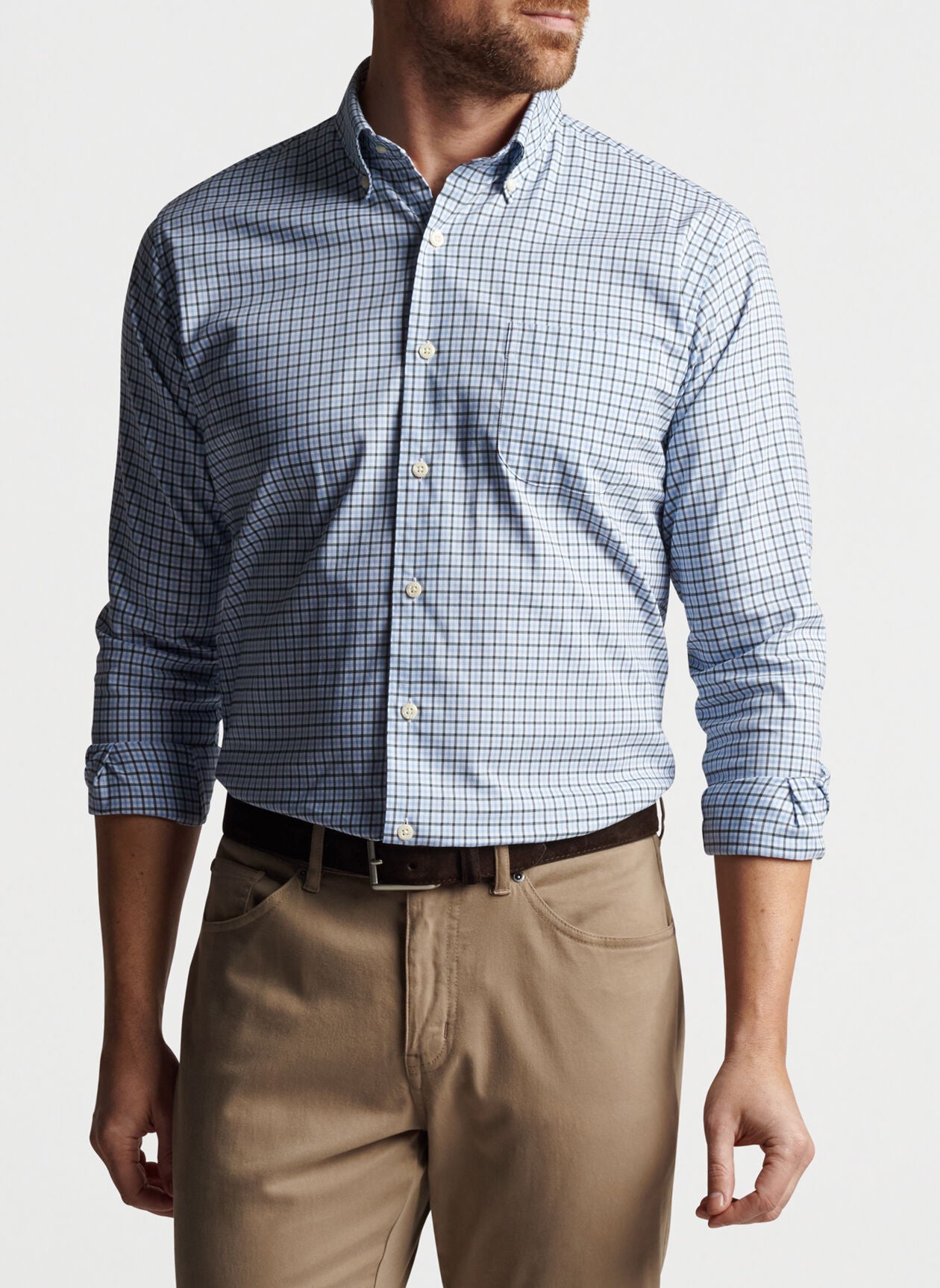 Jameson Crown Lite Cotton-Blend Sport Shirt - BALSAM