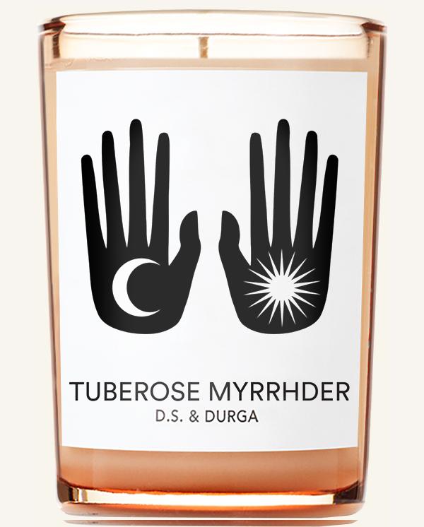 DS Durga Tuberose Myrrhder Candle