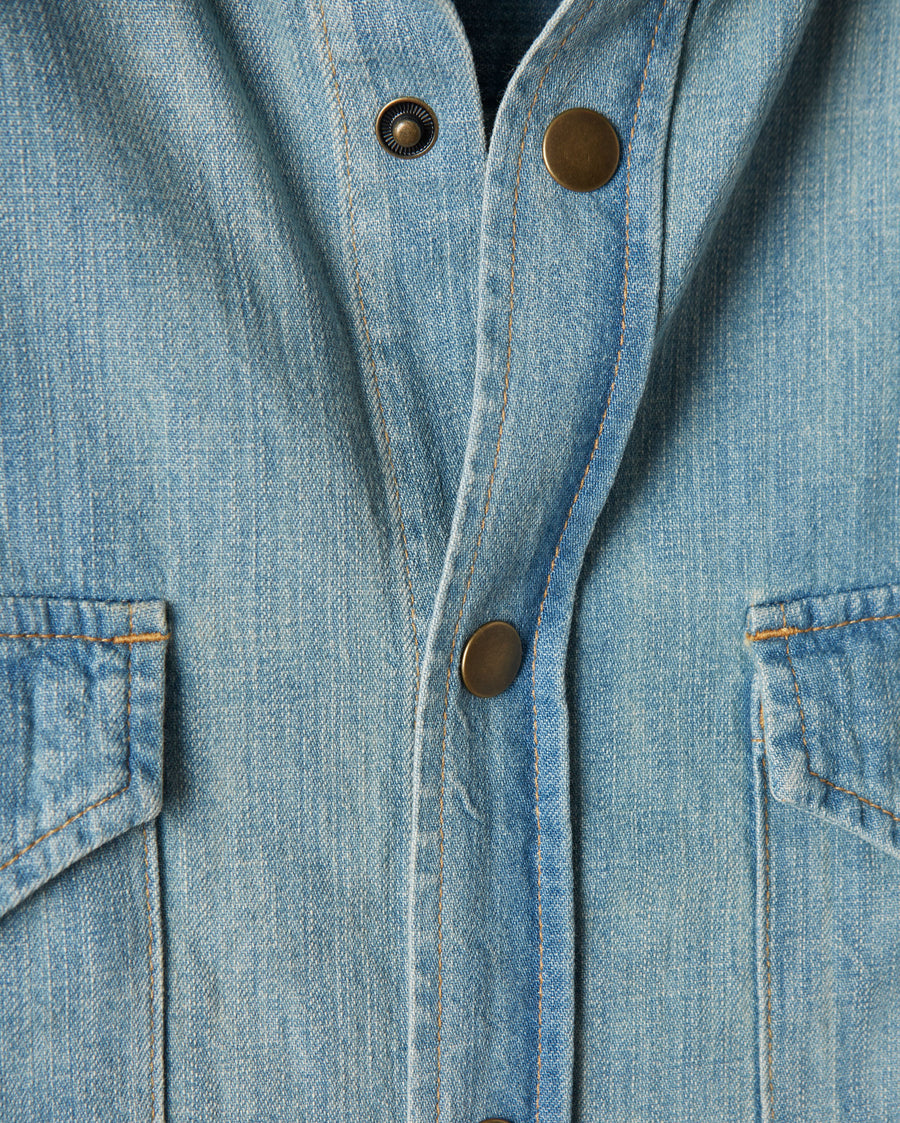 SHOALS DENIM SHIRT - DENIM WASH