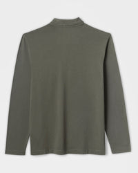 L/S PENSACOLA POLO - WASHED GREY